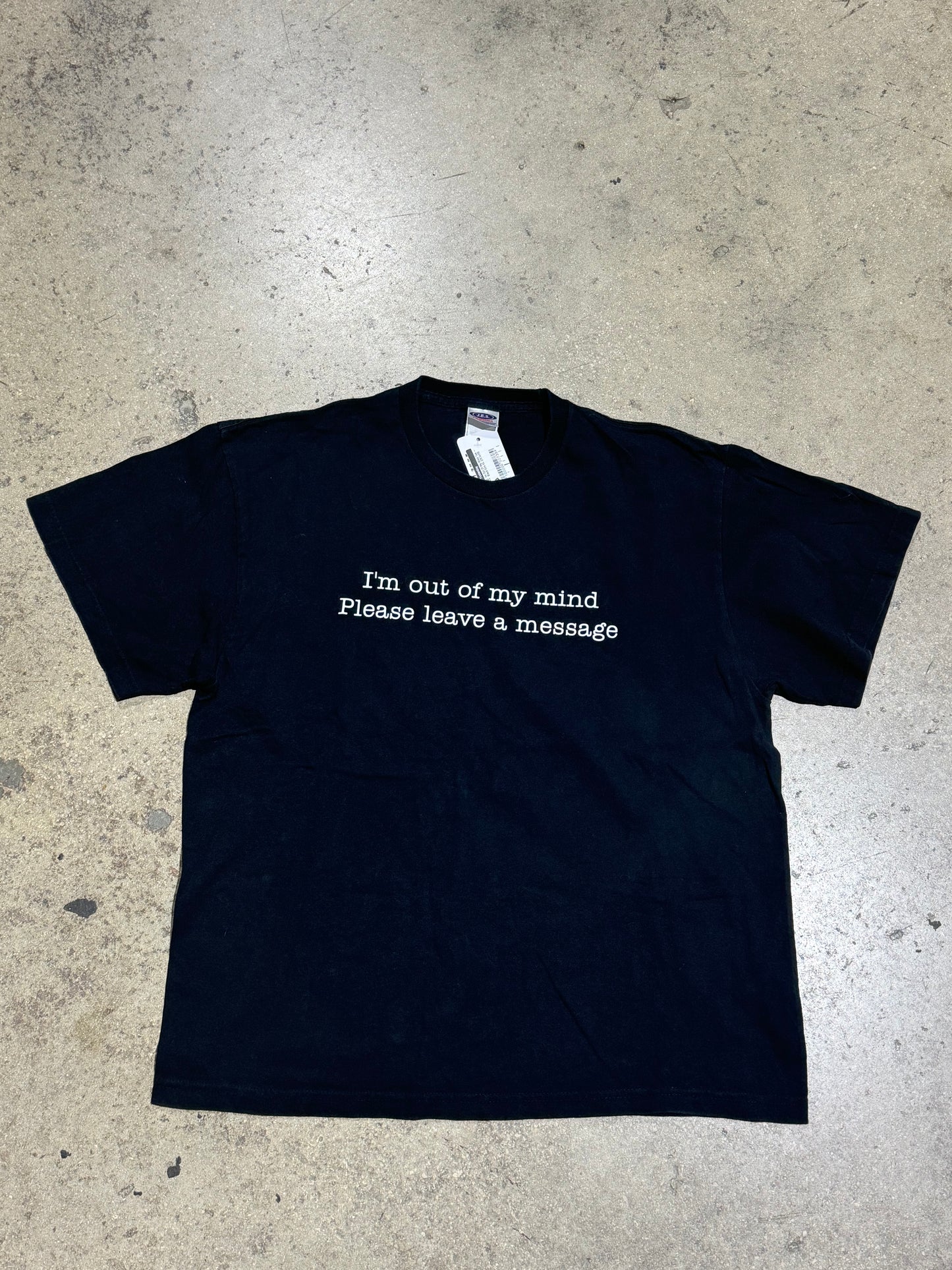 Im Out Of My Mind Tee - Black Size XL