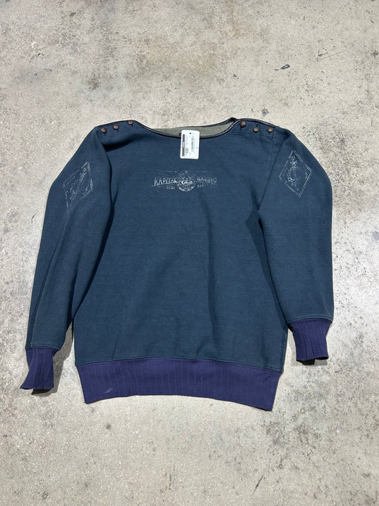 Kapital Harbor Sweater - Navy Size Small