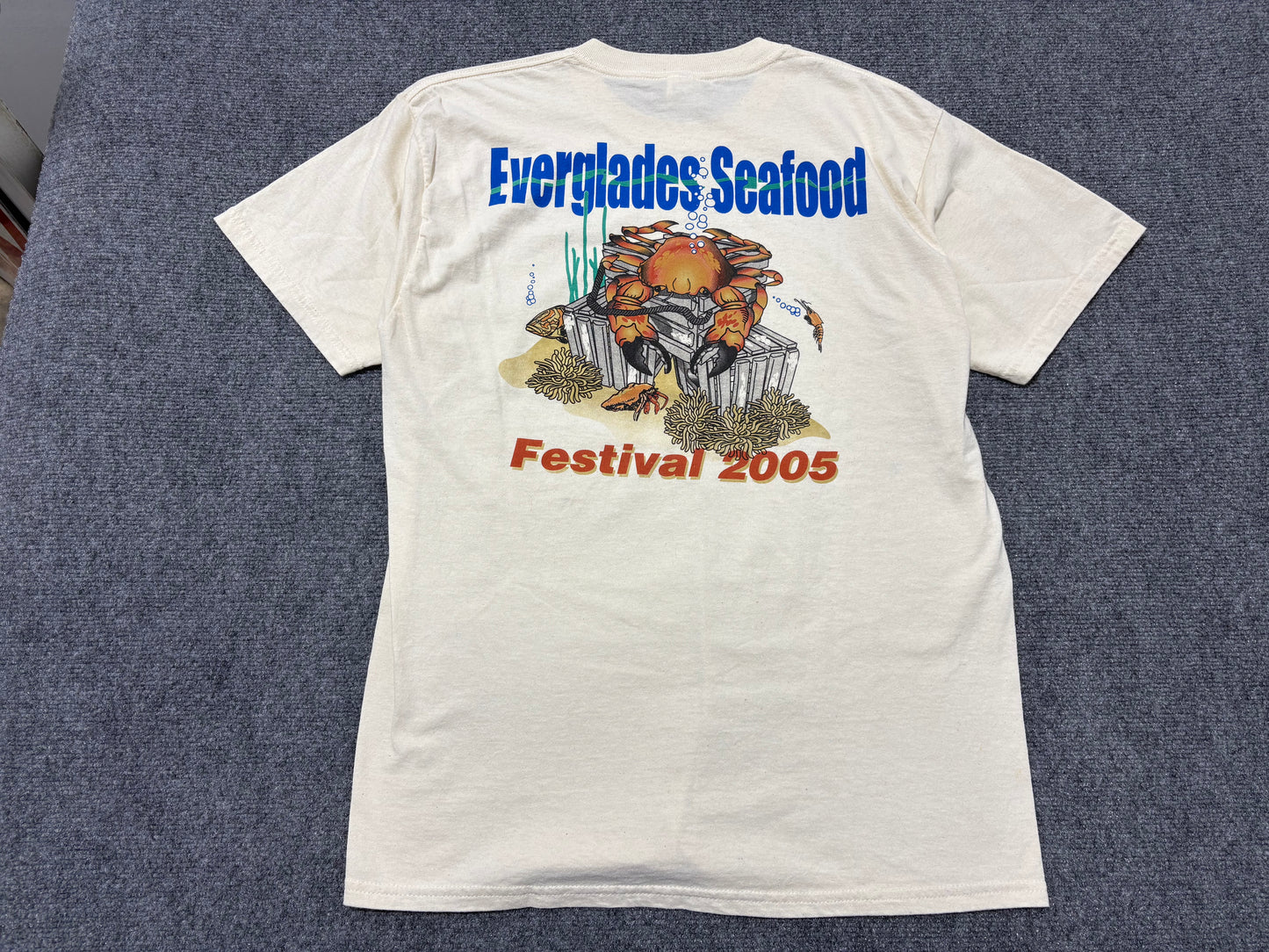2005 Everglades City Festival Tee - Cream Size Large