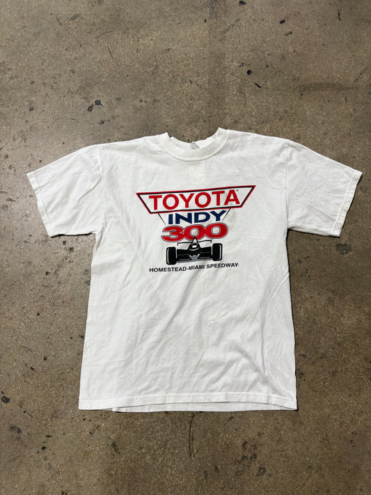 Toyota Homestead Miami Speedway Indy Tee - White Size Large