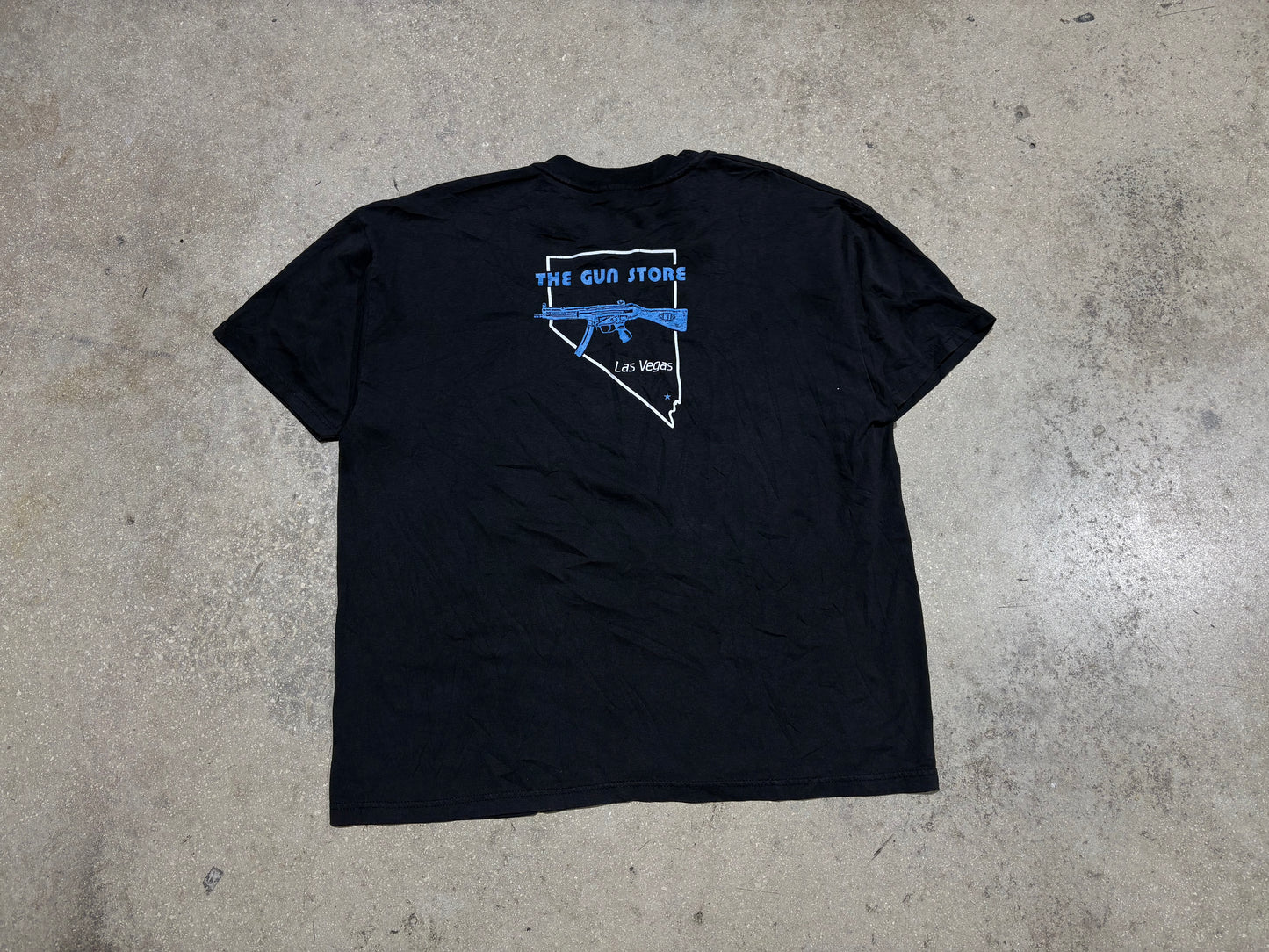 Las Vegas The Gun Store Tee - Black Size XL