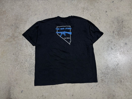 Las Vegas The Gun Store Tee - Black Size XL