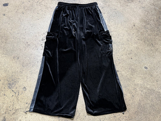 Whimmy Velour Sweatpants - Black Size XL