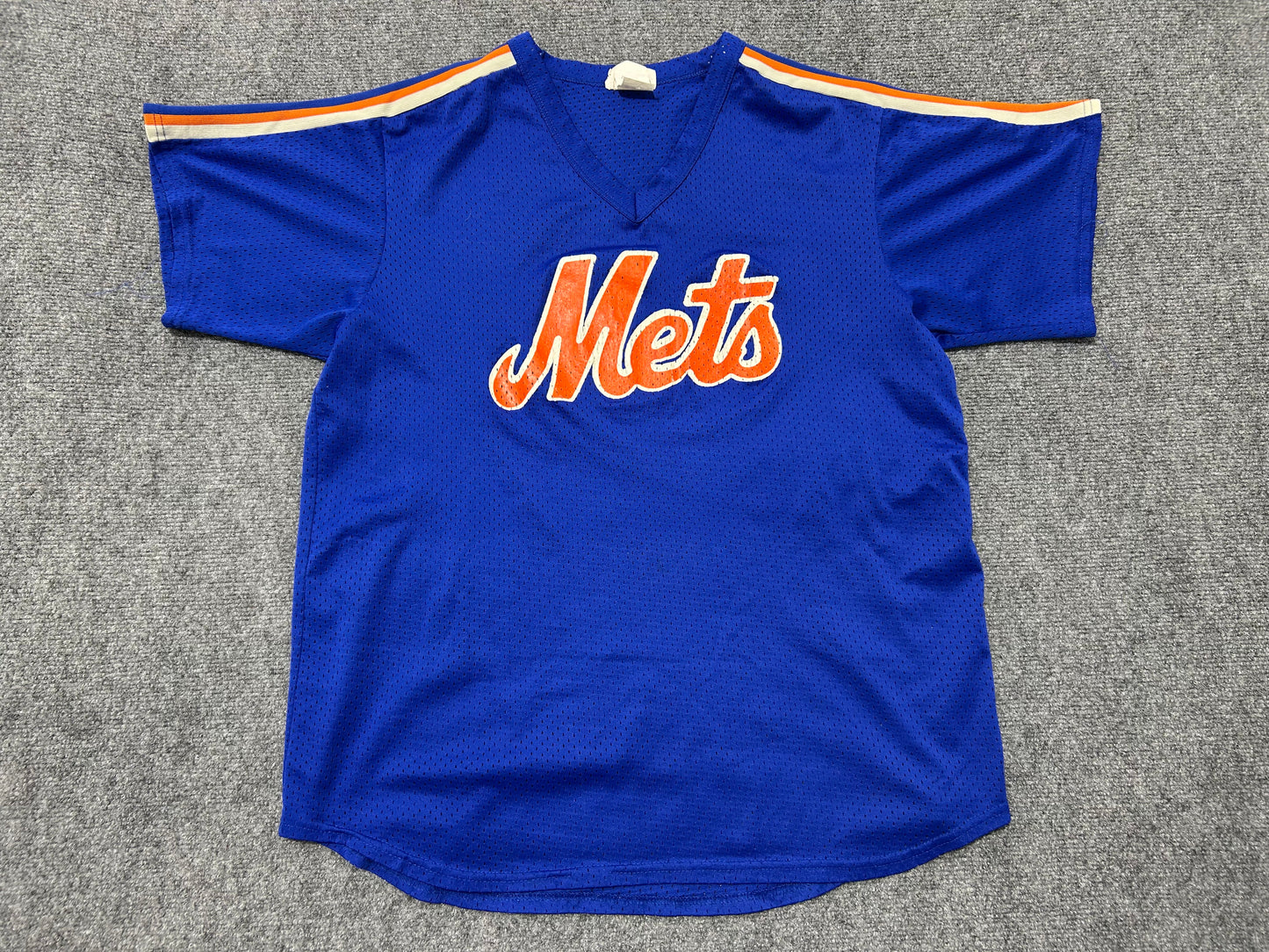 New York Mets Baseball Jersey - Blue Size Large