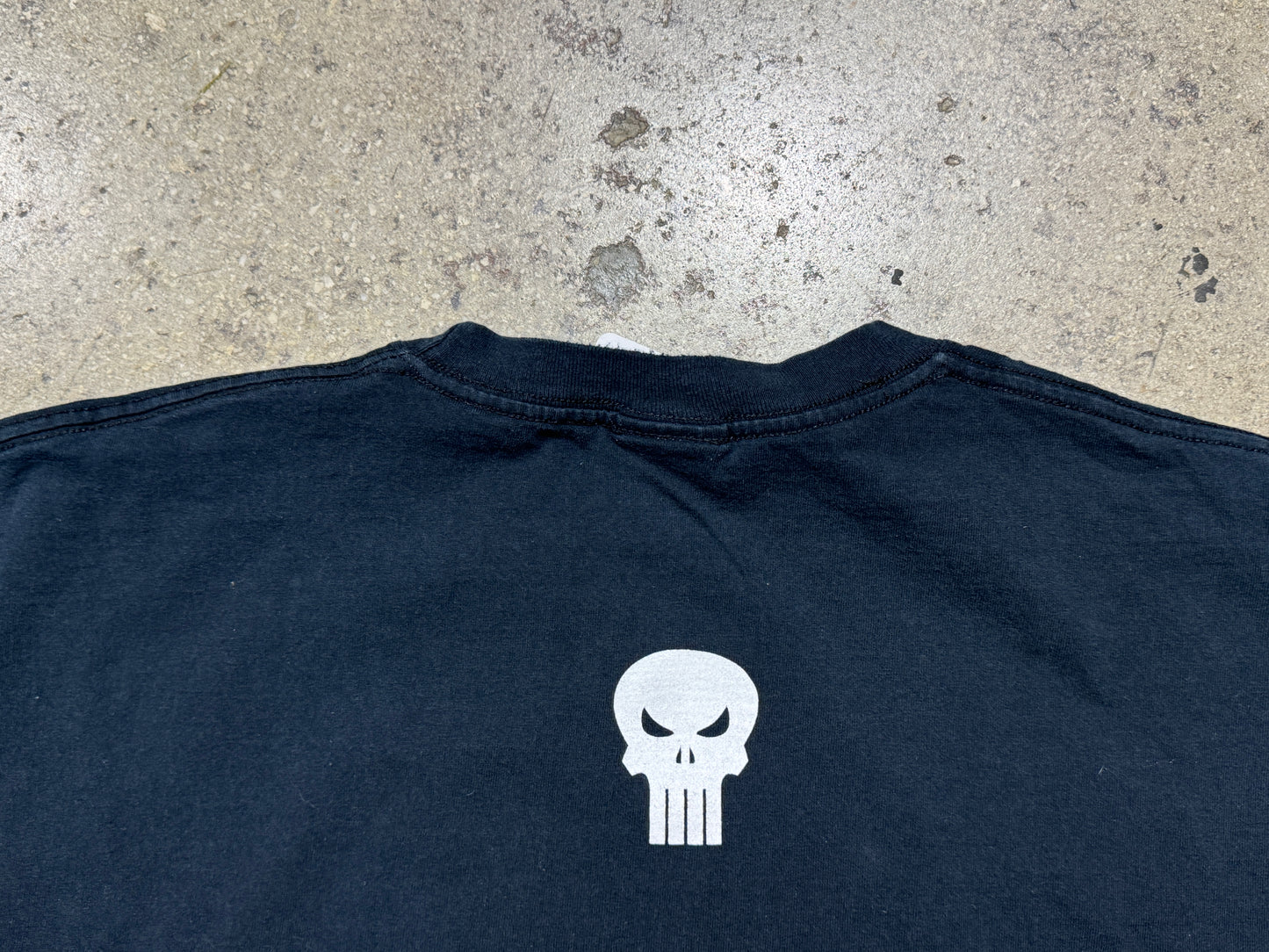 2004 Punisher Skull Tee - Black Size XL