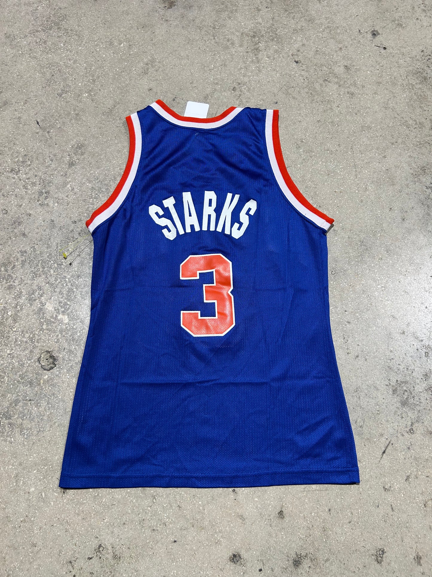 New York Knicks Starks #3 Jersey - Blue/Orange Size Small