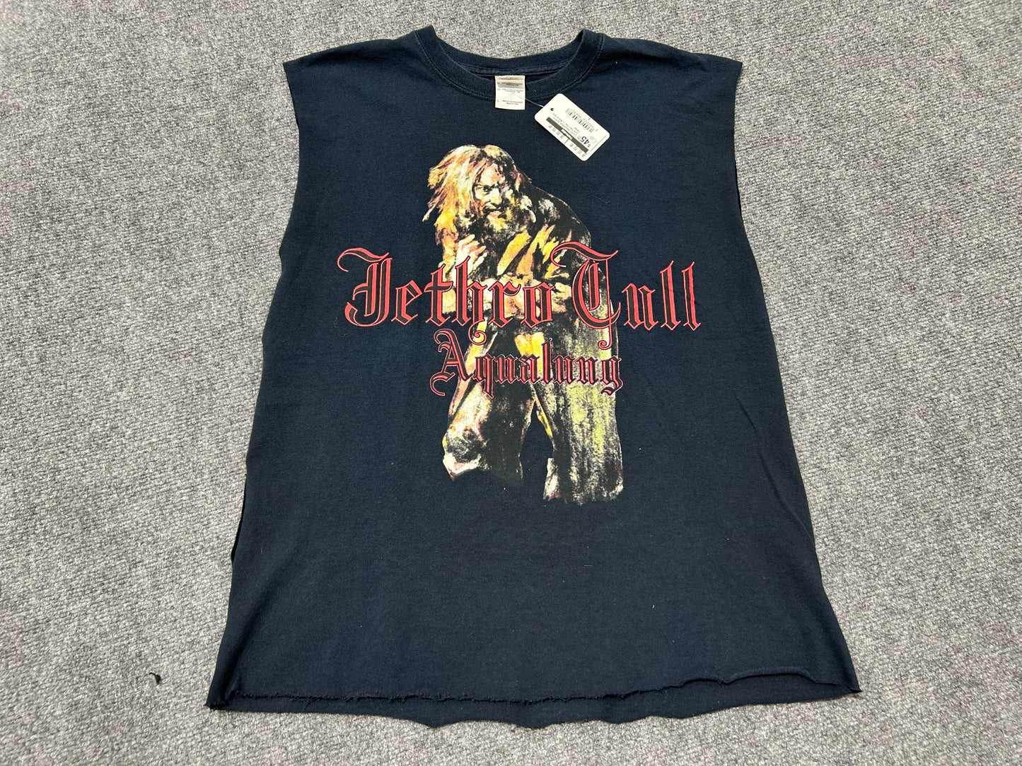Cutoff Sleeveless Jerhtro Cull Tour Tee - Black Size Large