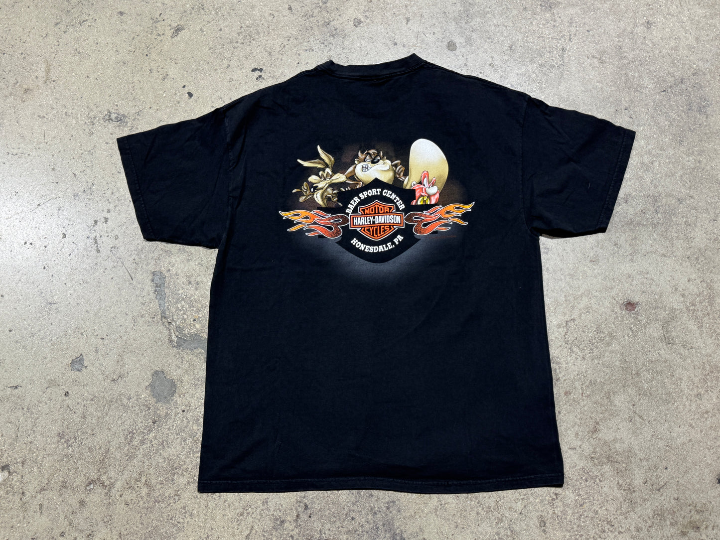 2000 Harley Davidson Taz Tee - Black Size XL