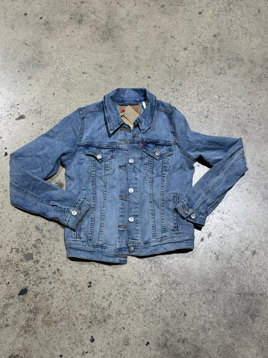 Levi Denim Jean Jacket - Light Wash Size Small