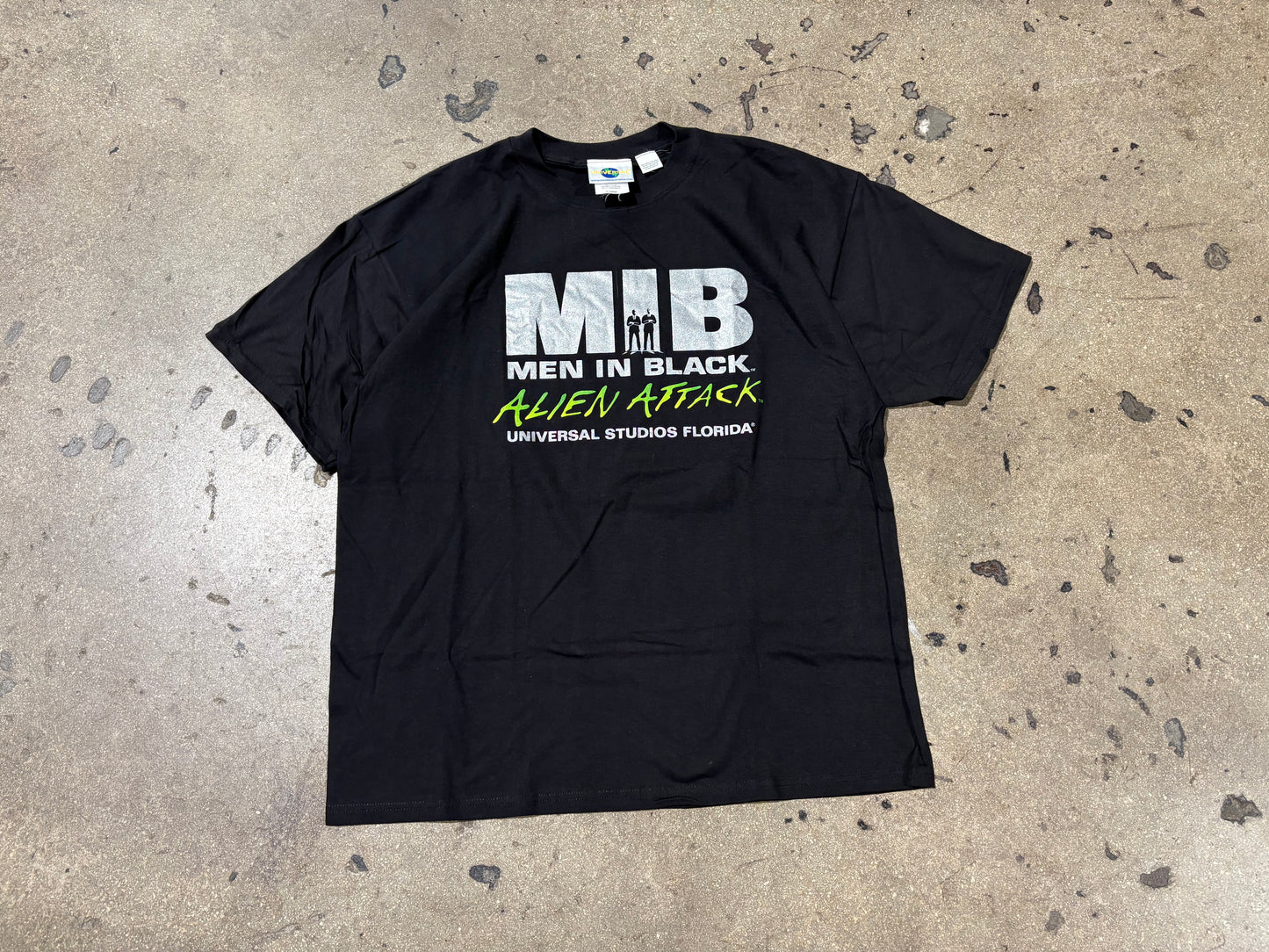 2000 Men In Black Universal Studios Ride Tee - Black Size XL