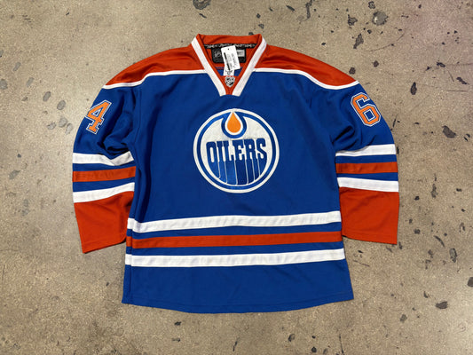 Reebok Edmonton Oilers Yakupov #64 Authentic ON ICE Jersey Size 52