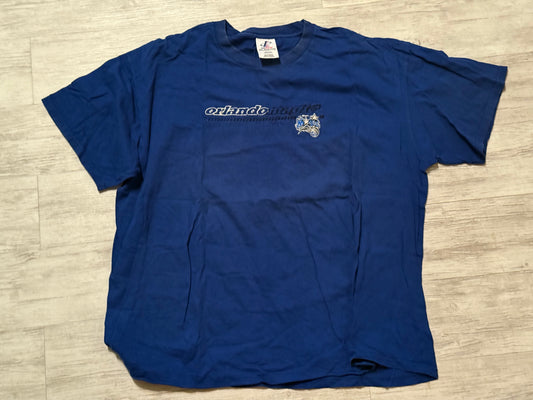 Logo Athletic Orlando Magic Embroidered Tee - Blue Size XXL