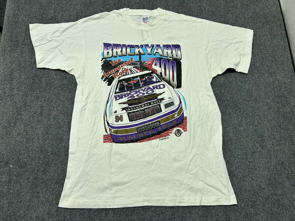 1994 Brickyard 400 Racing Tee - White / Purple Size XL