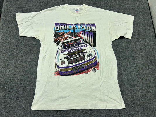 1994 Brickyard 400 Racing Tee - White / Purple Size XL