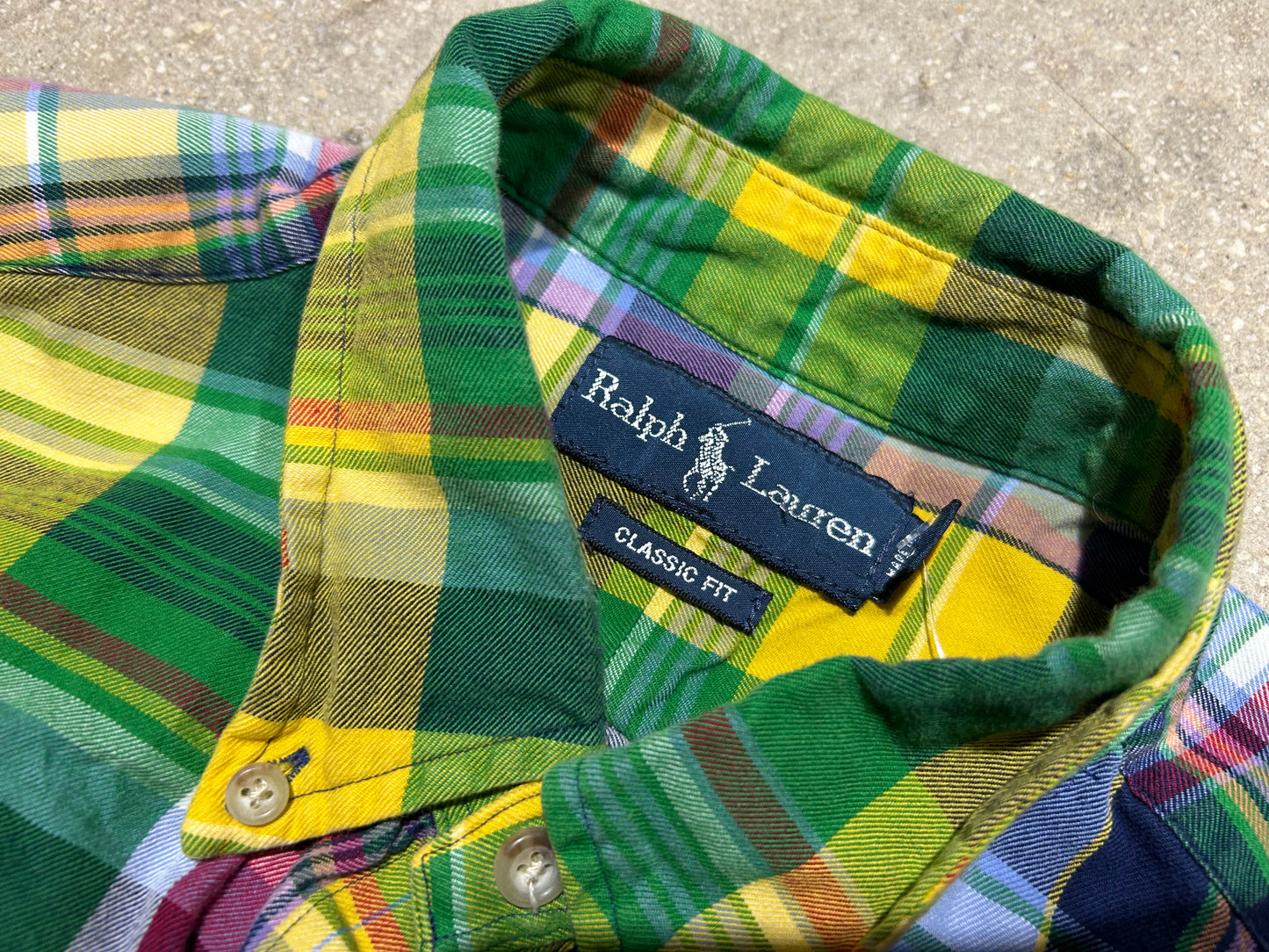 Ralph Lauren Plaid Flannel - Multi Size Large