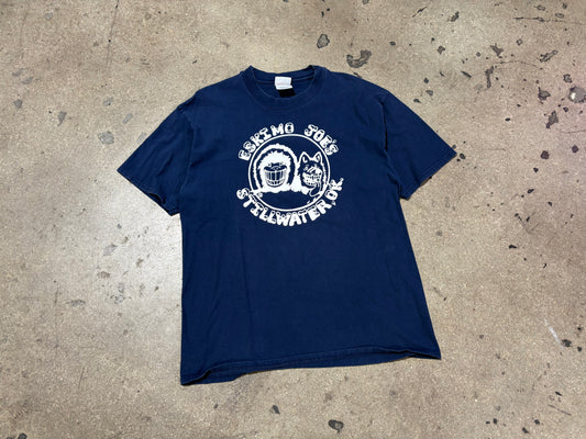Eskimo Joes Stillwater Tee - Navy Size Large