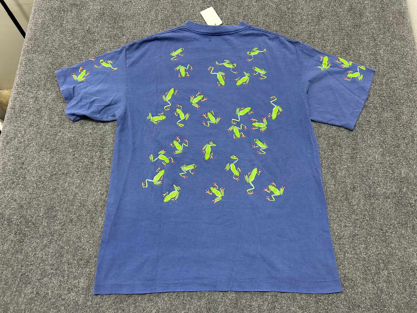 Frog All Over Print Tee - Blue Size XL