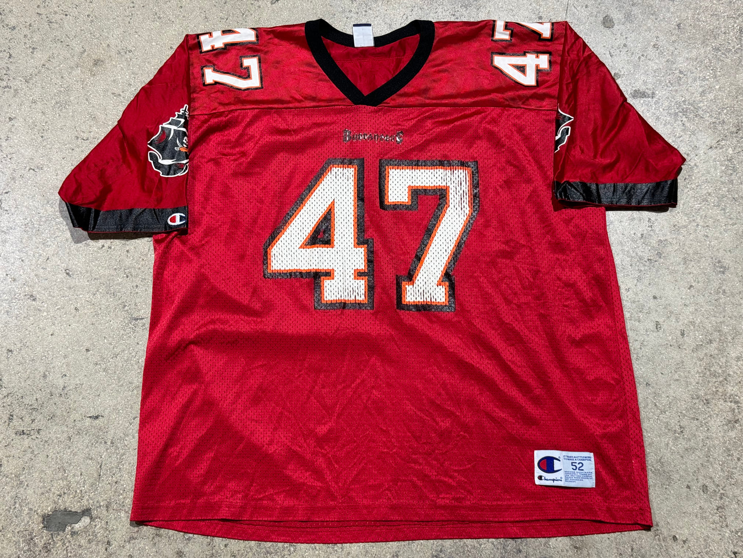 Champion #47 Lynch Buccaneers Jersey - Red Size 2XL