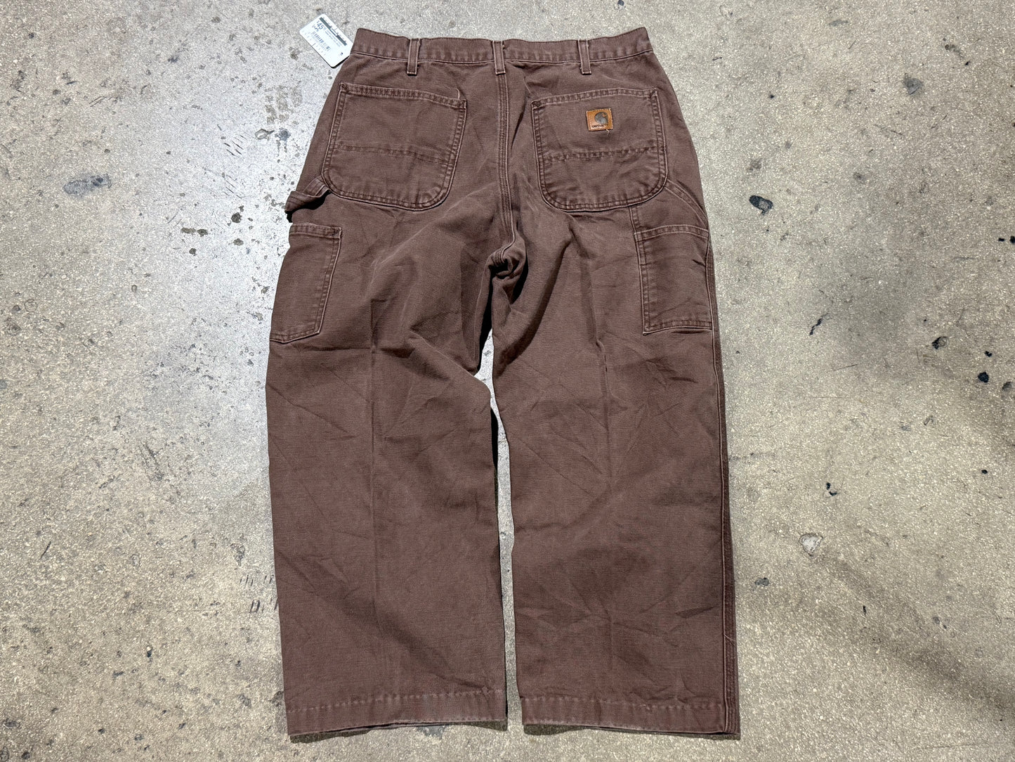 Carhartt Carpenter Pants - Faded Brown Size 33x30