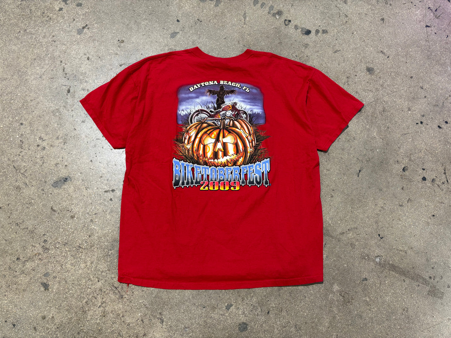 2009 Biketoberfest Tee - Red Size 3XL