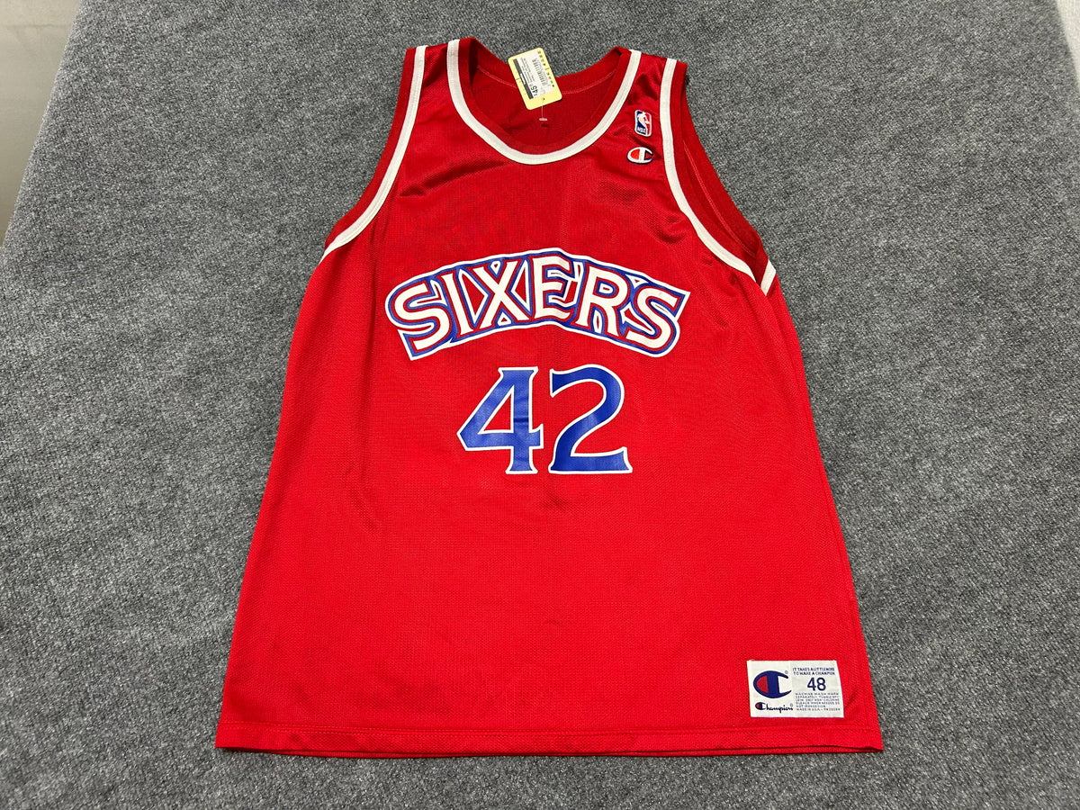 Philadelphia 76ers Stackhouse #42 Basketball Jersey - Red Size XL/48