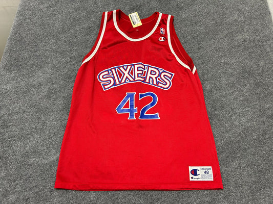 Philadelphia 76ers Stackhouse #42 Basketball Jersey - Red Size XL/48