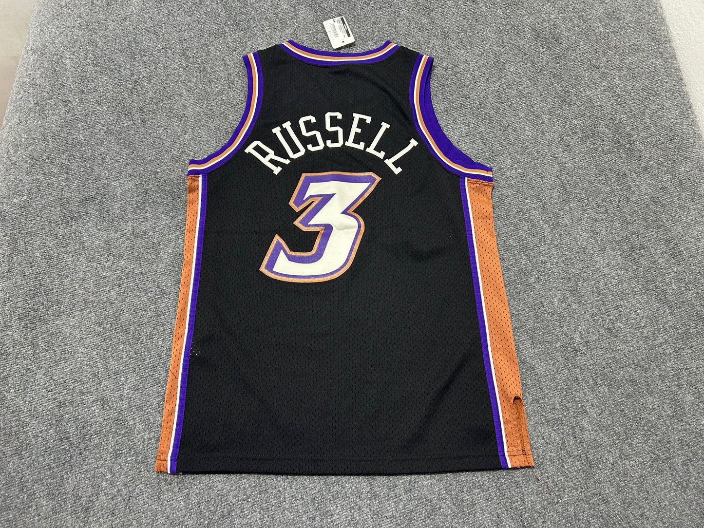 Utah Jazz Russell #3 Basketball Jersey - Black Size Medium