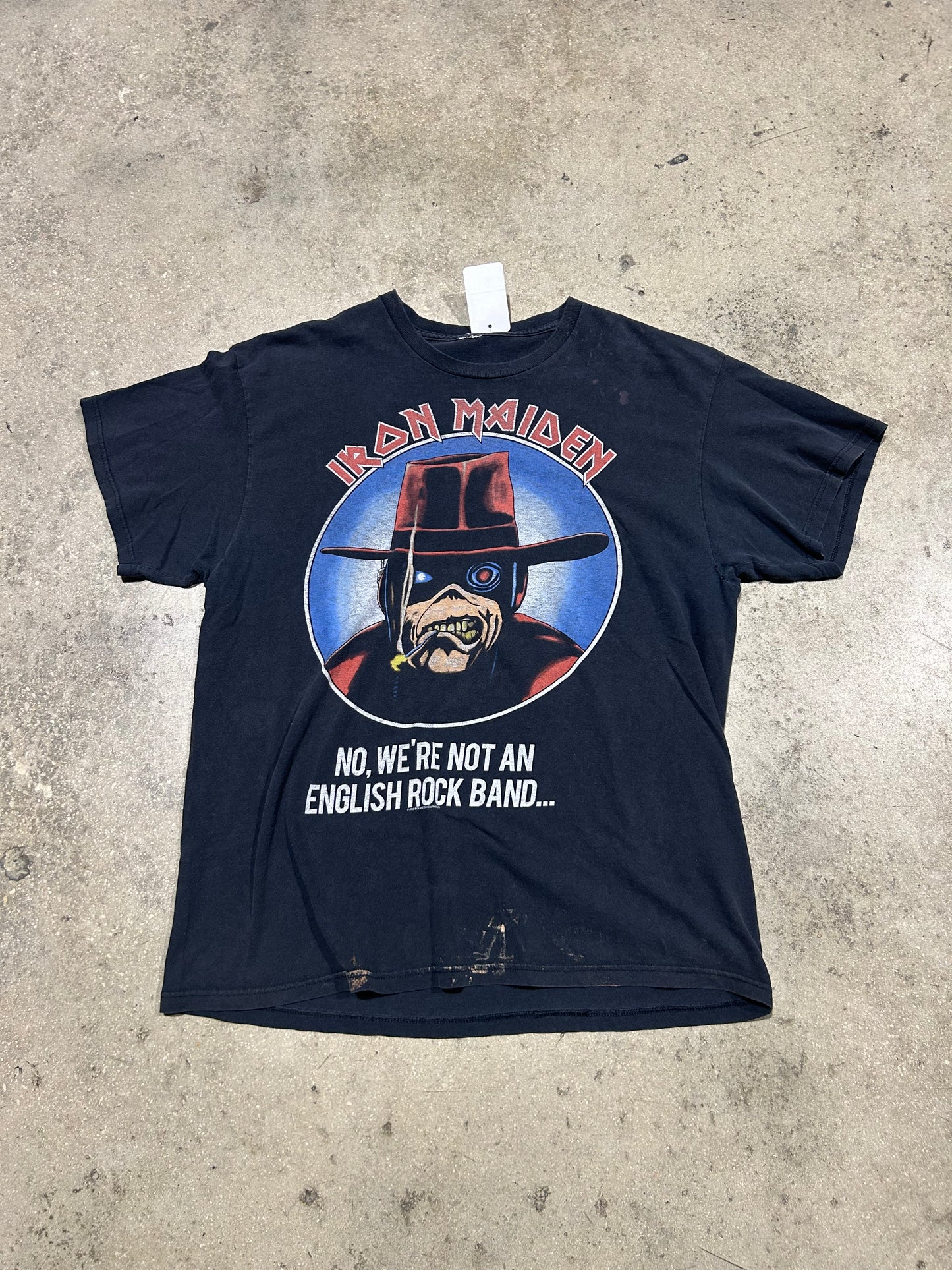 2013 Iron Maiden English Rock Band Tee - Black Size XL