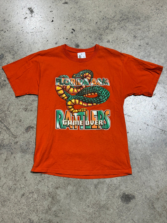 Florida A&M Game Over Tee - Orange Size Large