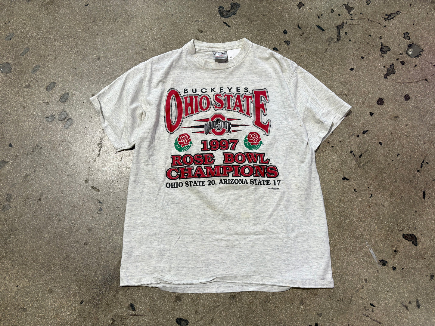 1997 Ohio State Rose Bowl Champs - Gray Size Large