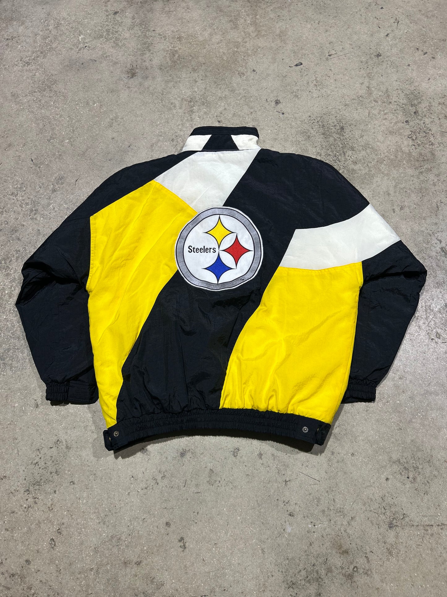 Pittsburg Steelers Apex Jacket - Black/Yellow/White Size Large