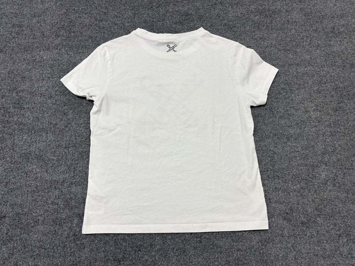 Womens Kenzo  Logo Tee - White Size Large