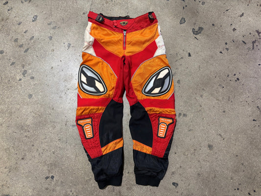 Alloy MX-1 Motocross Pants - Orange/Red Size Medium