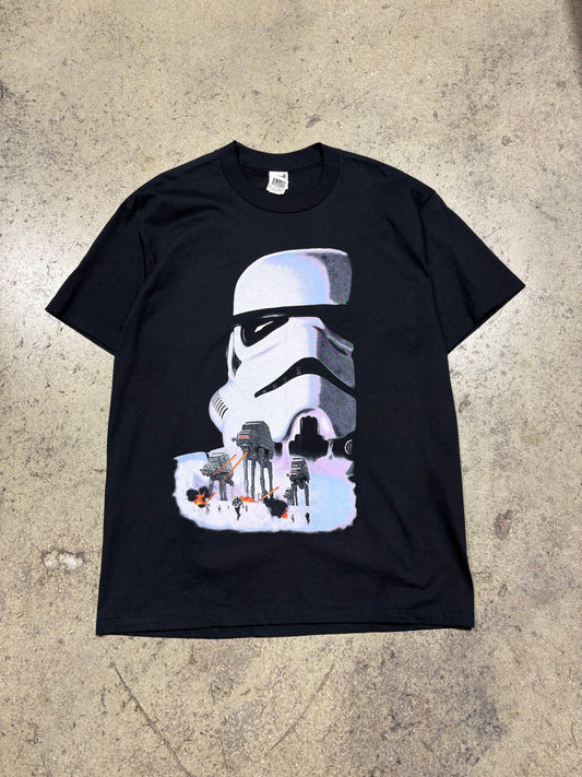 1995 Star Wars EP 5 VHS Cover Tee - Black Size XL (23 x 30.5)