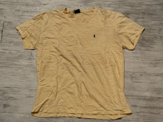 Polo Ralph Lauren Classic Tee - Yellow Size Large