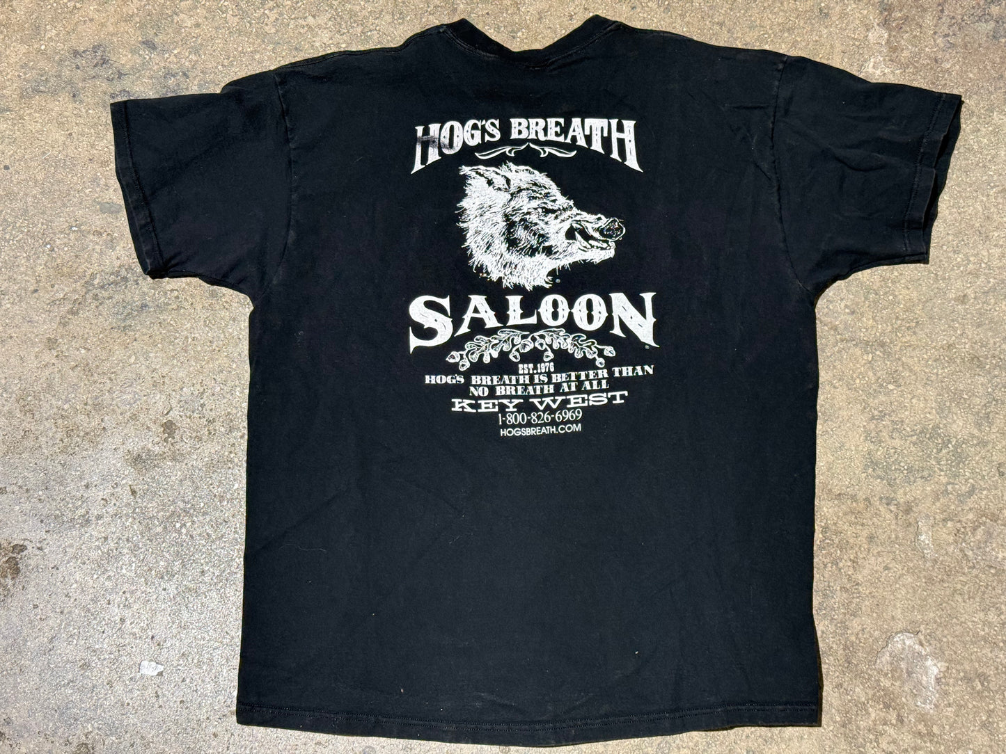 2000 Hog's Breath Saloon Tee - Black Size XXL