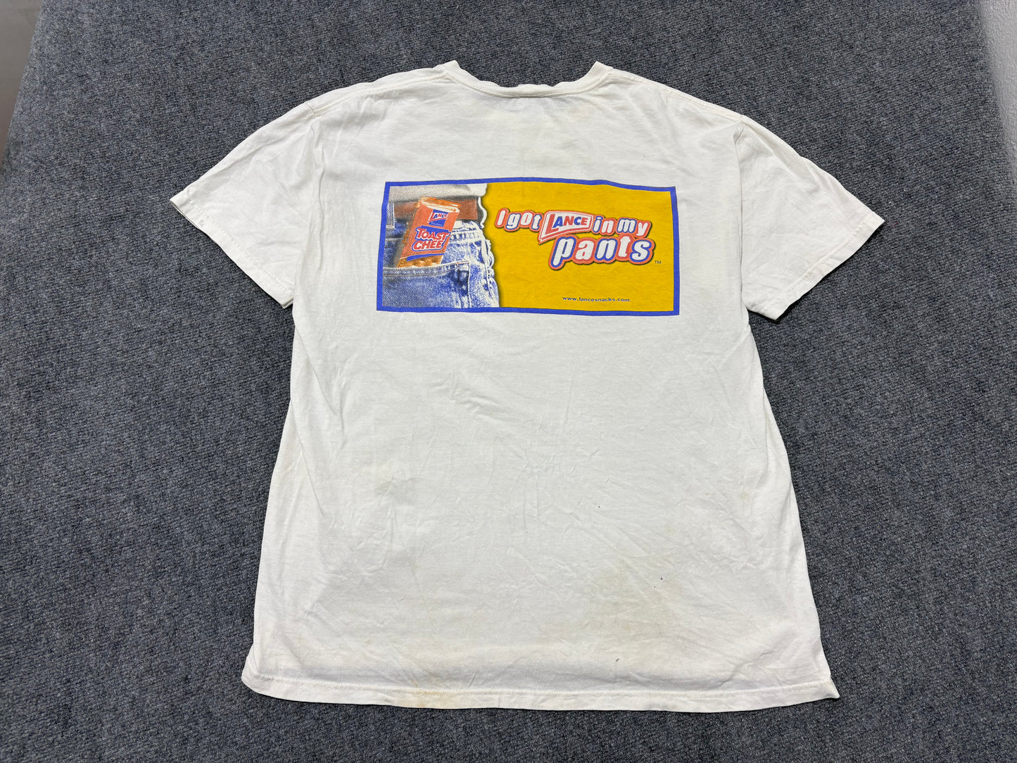 I Got Lance in My Pants Tee - White Size XL
