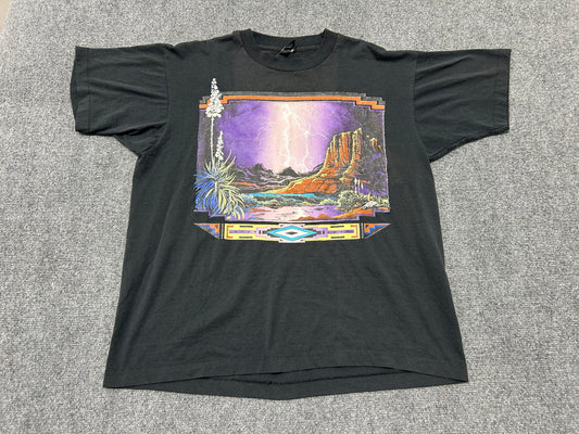 Canyon Lighting Tee - Black Size XL