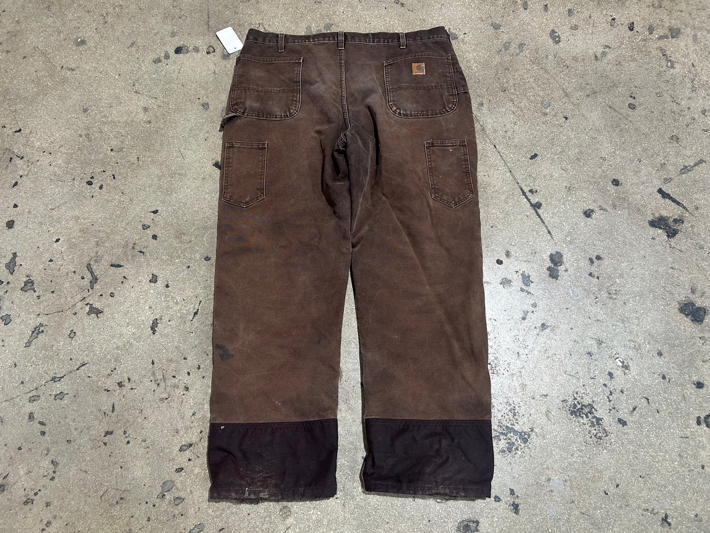 Carhartt Insulted Double Knee Carpenter Pants - Brown Size 42x32