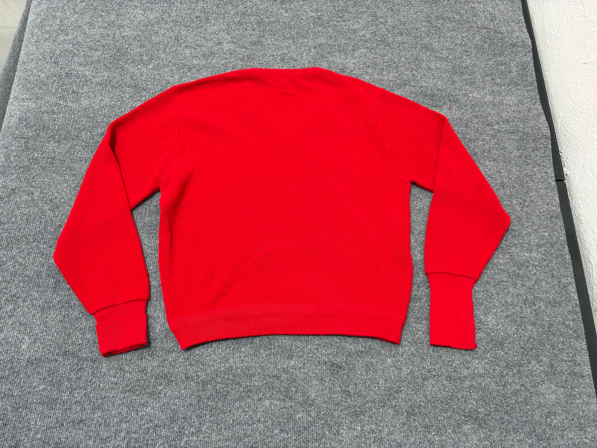 Lacoste Sweater Vest - Red Size Medium