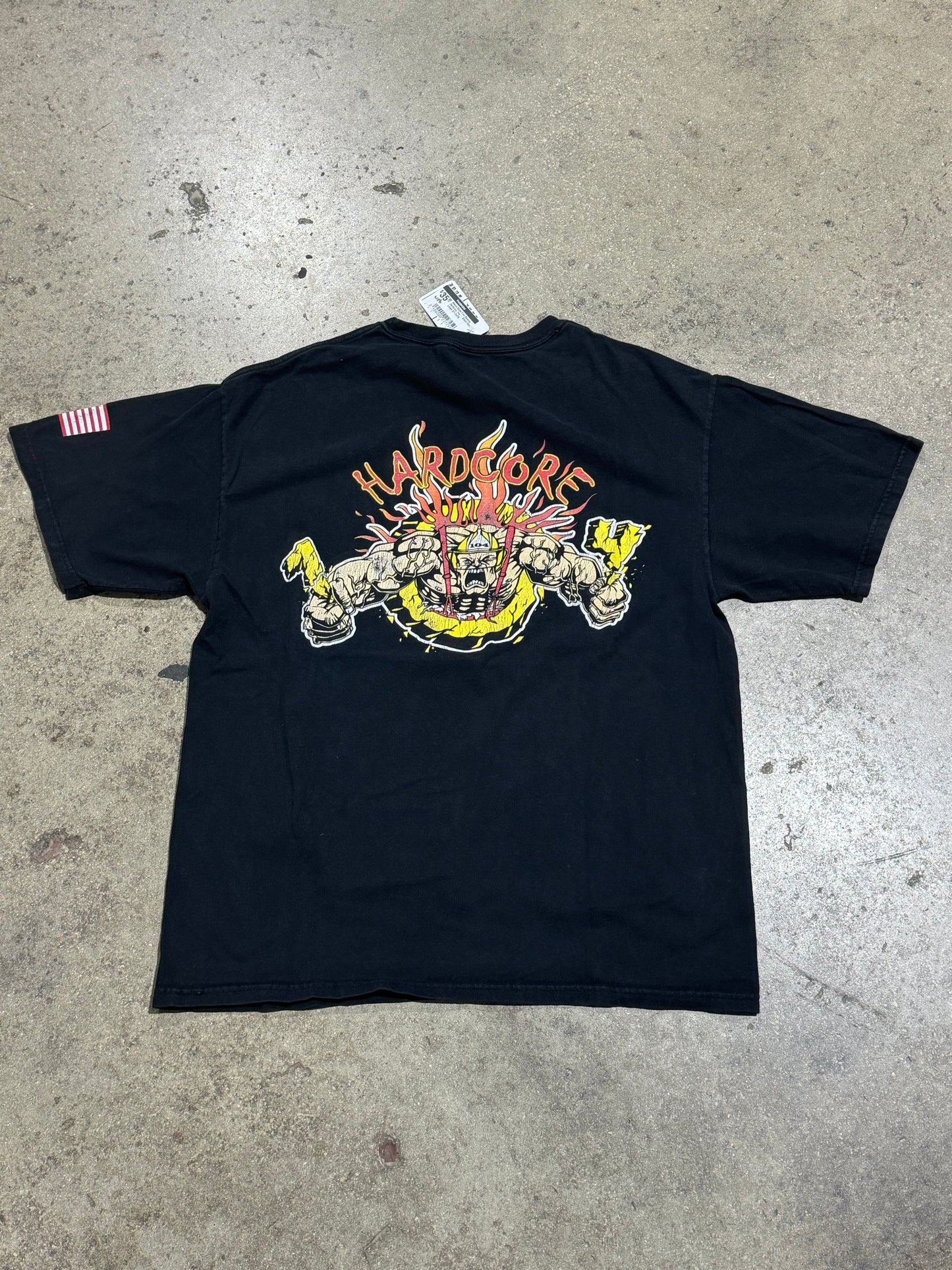 Miami Dade Fire Rescue Hardcore Tee - Black Size Large