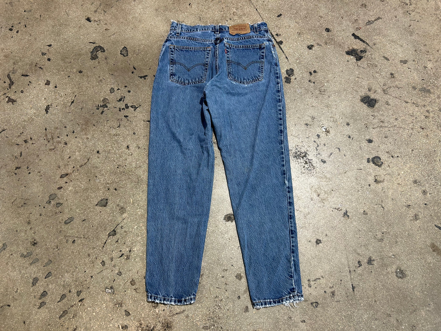 Levis Distressed 551 Jeans - Blue Size 12