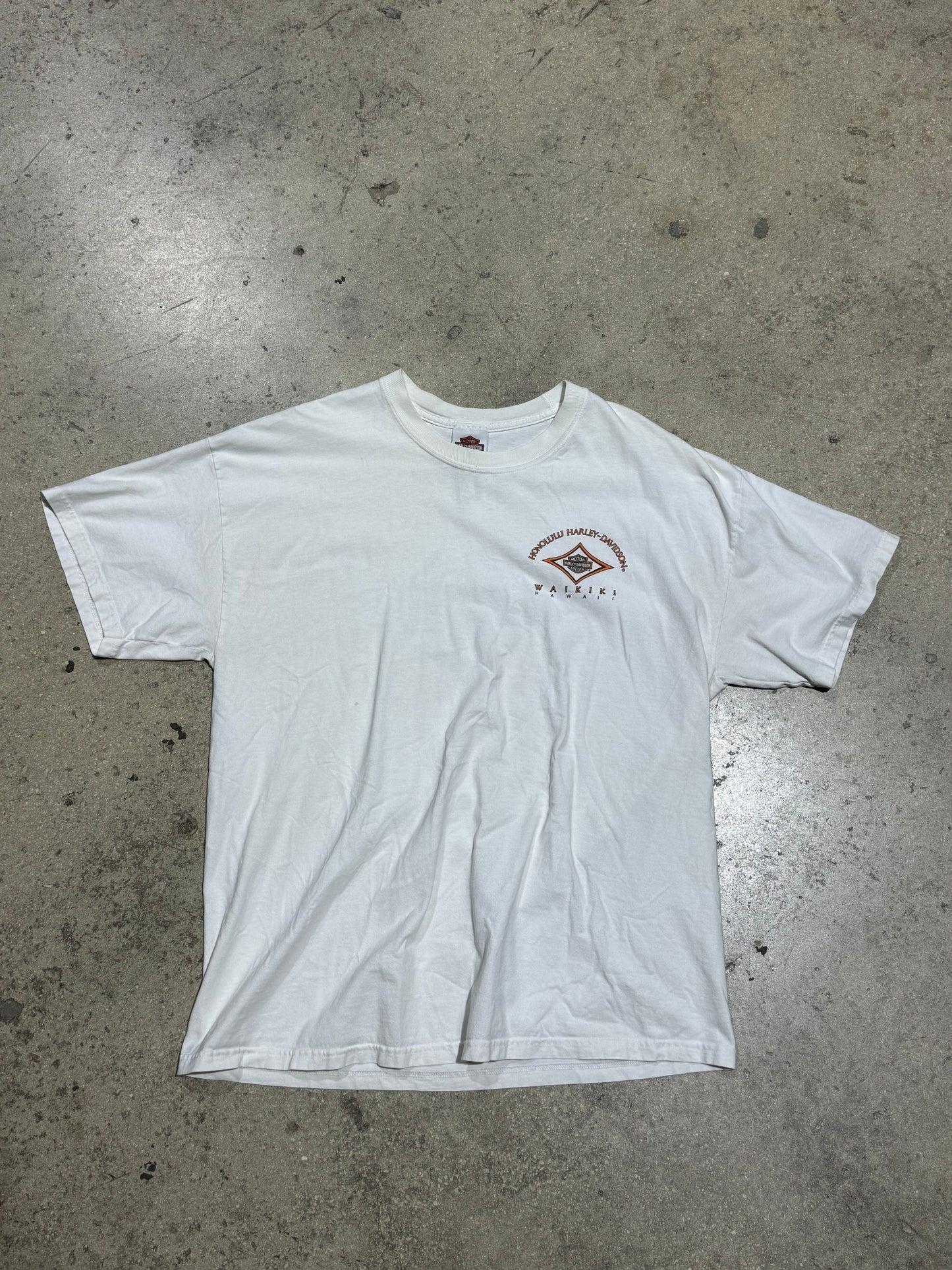 Harley Davidson Hawaii Tee - White Size XL