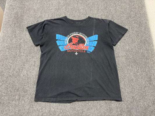 Indian Motorcycles Worlds Finest Tee - Black Size Large
