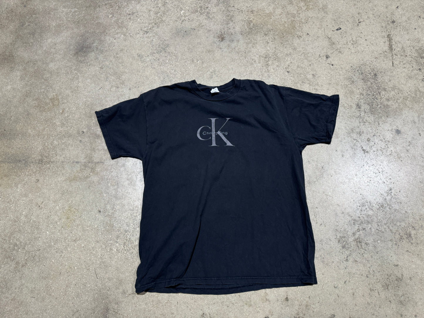 Parody CK Christ Is King Tee - Black Size XL