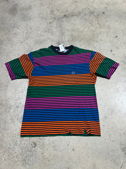 Tommy Hilfiger Stripped Tee - Multi/Black Size Medium