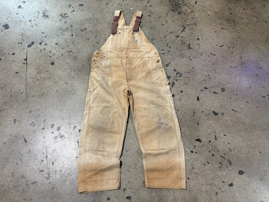 Carhartt Double Knee Overalls - Khaki Size 40