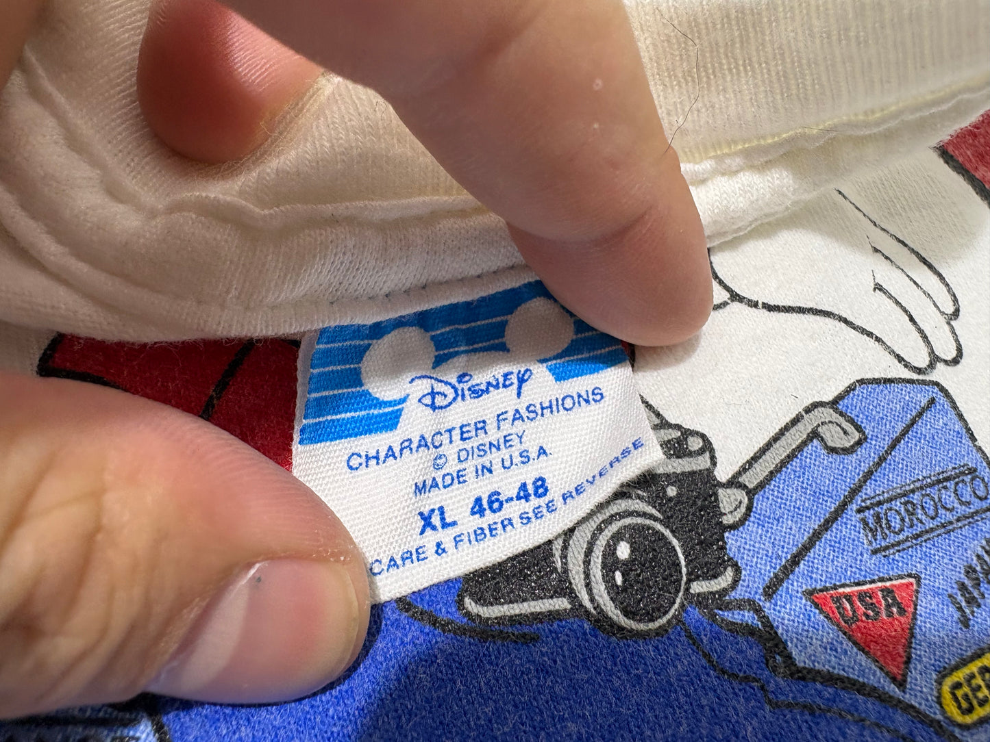 90s Walt Disney Mickey Epcot Center Tee - White Size XL