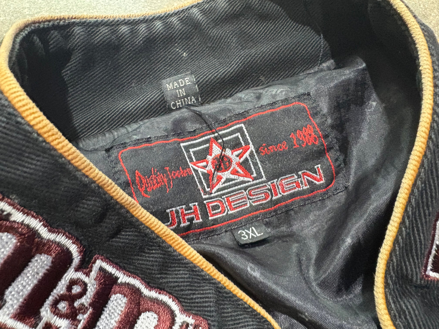 JH Design Nascar M&M Racing Jacket - Black Size 3XL