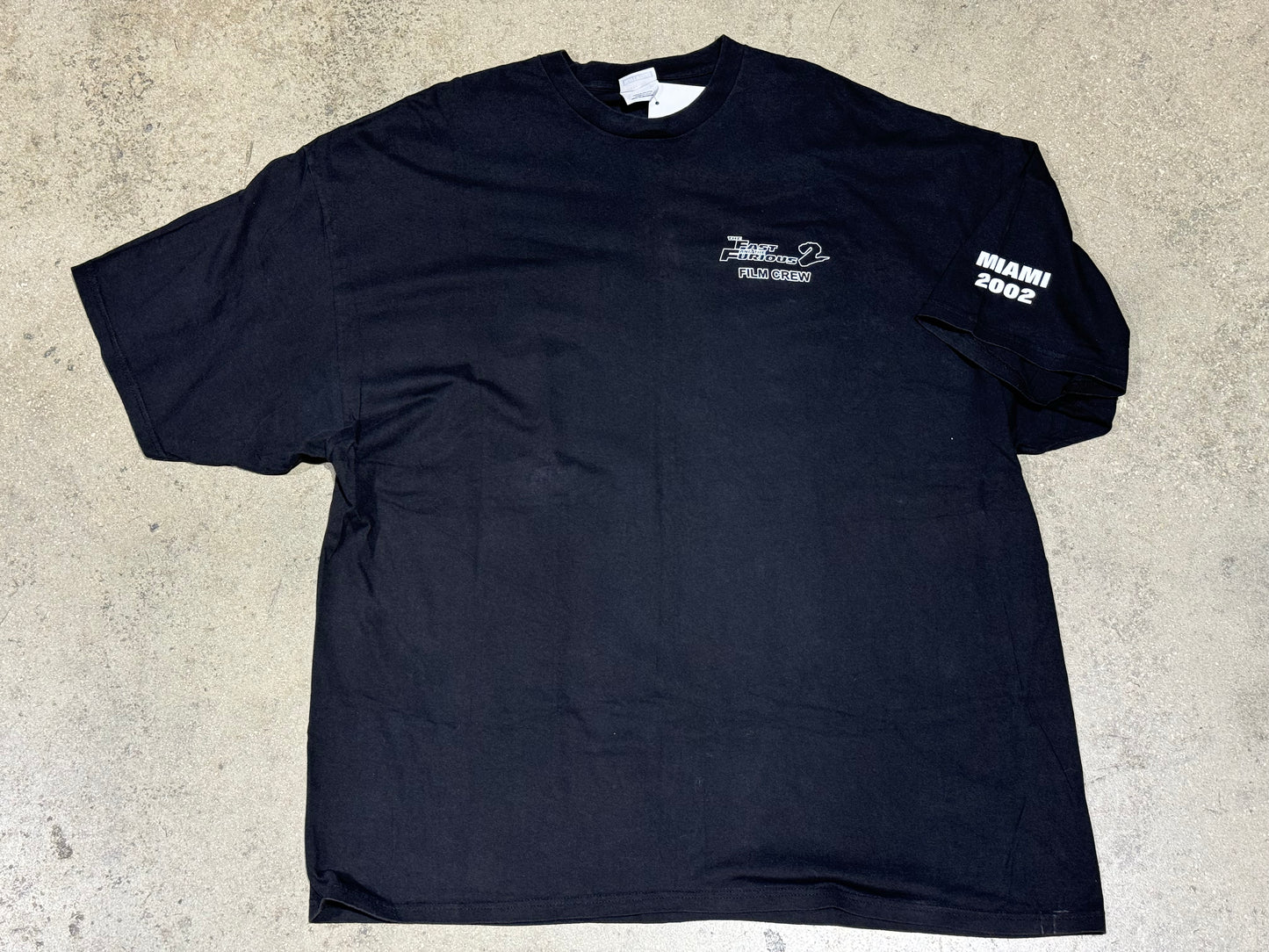 Fast & The Furious 2 Crew Tee - Black Size 4XL